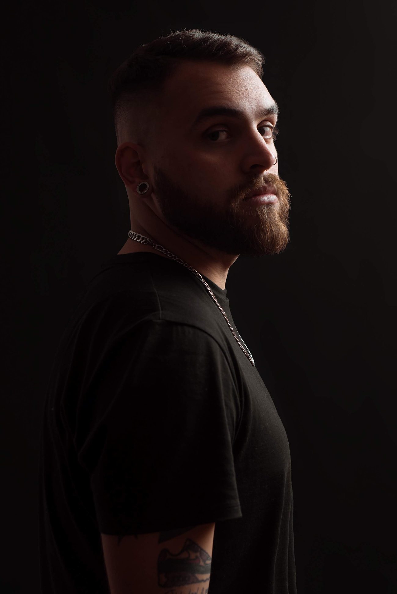 Retrato de estudio de Agustín Rose